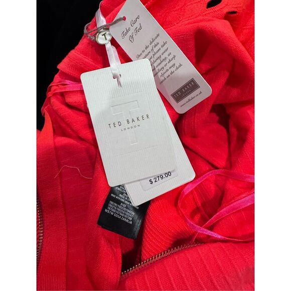 Ted Baker London Jacquard Panel Skater Dress size medium/8 Ted size 3 - Picture 11 of 11